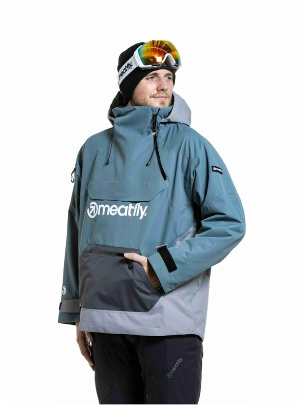 Meatfly Meatfly unisex SNB & SKI bunda Maddie Blue Sea / Silver