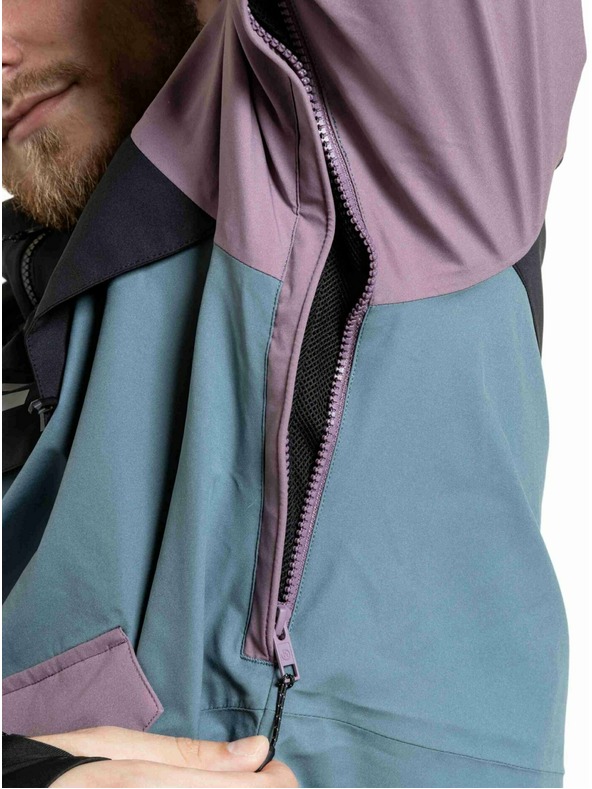 Meatfly Meatfly pánska SNB & SKI bunda Zenith Blue Sea / Orchid