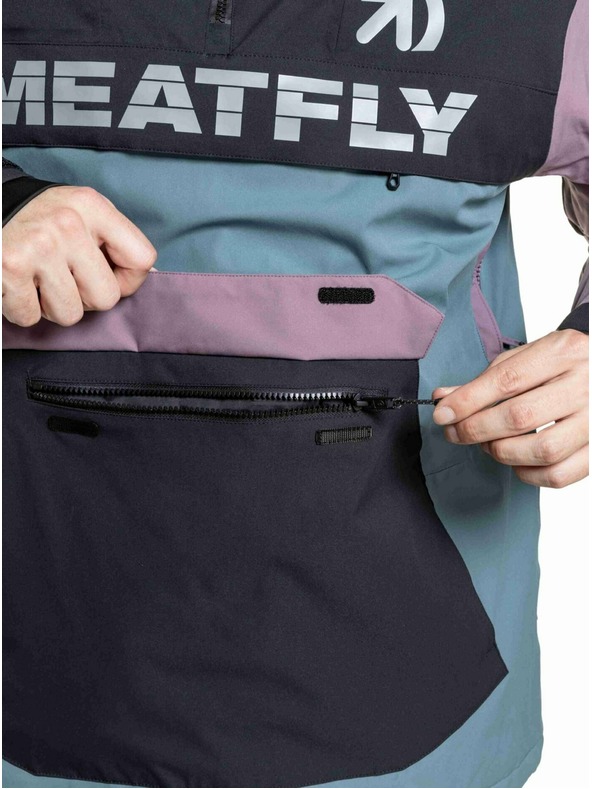 Meatfly Meatfly pánska SNB & SKI bunda Zenith Blue Sea / Orchid