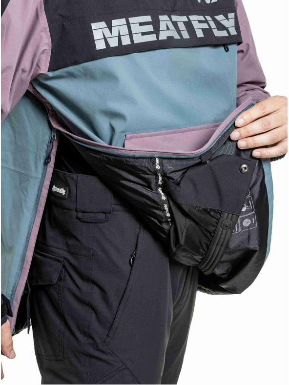 Meatfly Meatfly pánska SNB & SKI bunda Zenith Blue Sea / Orchid
