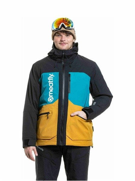 Meatfly Meatfly pánska SNB & SKI bunda Manifold Black / Chai Tea