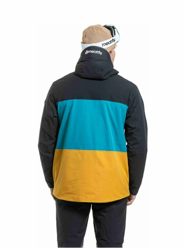 Meatfly Meatfly pánska SNB & SKI bunda Manifold Black / Chai Tea