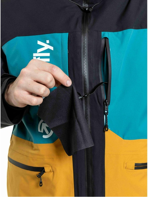 Meatfly Meatfly pánska SNB & SKI bunda Manifold Black / Chai Tea