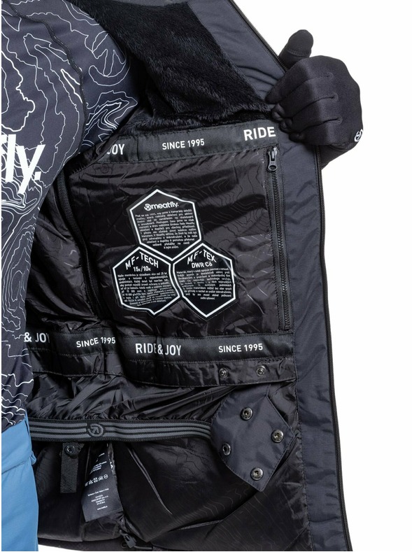 Meatfly Meatfly pánska SNB & SKI bunda Manifold Beet Red/Slate Blue