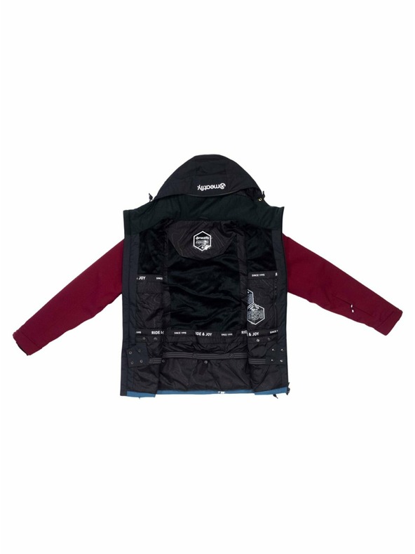 Meatfly Meatfly pánska SNB & SKI bunda Manifold Beet Red/Slate Blue