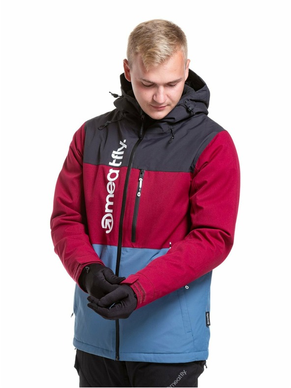 Meatfly Meatfly pánska SNB & SKI bunda Manifold Beet Red/Slate Blue