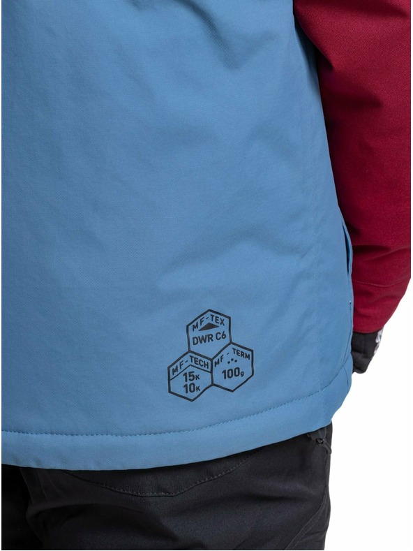 Meatfly Meatfly pánska SNB & SKI bunda Manifold Beet Red/Slate Blue
