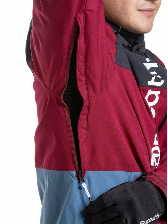Meatfly Meatfly pánska SNB & SKI bunda Manifold Beet Red/Slate Blue