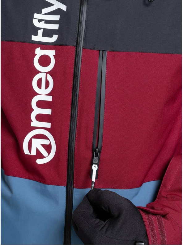 Meatfly Meatfly pánska SNB & SKI bunda Manifold Beet Red/Slate Blue