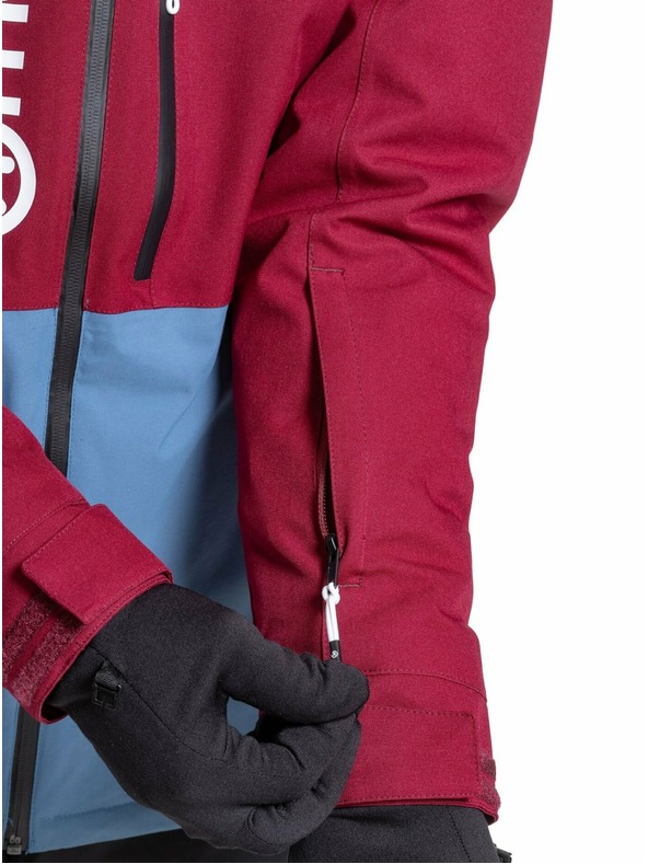 Meatfly Meatfly pánska SNB & SKI bunda Manifold Beet Red/Slate Blue