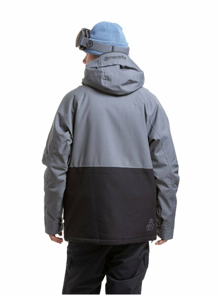 Meatfly Meatfly pánska SNB & SKI bunda Vertigo Dark Grey / Black