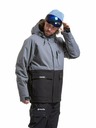 Meatfly Meatfly pánska SNB & SKI bunda Vertigo Dark Grey / Black