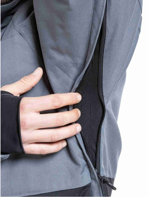 Meatfly Meatfly pánska SNB & SKI bunda Vertigo Dark Grey / Black