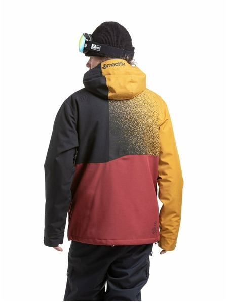 Meatfly Meatfly pánska SNB & SKI bunda Shader Wood / Merlot