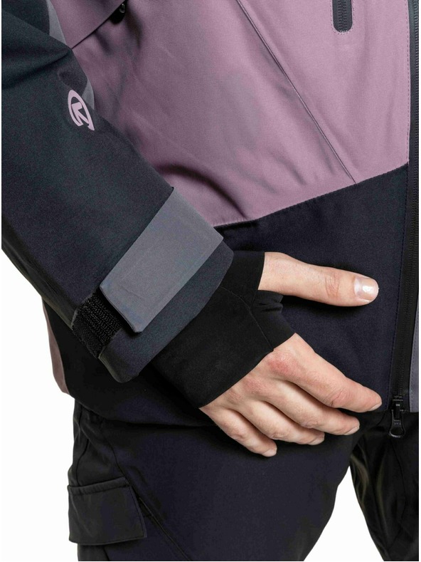 Meatfly Meatfly pánska SNB & SKI bunda Shader Gray Dark / Orchid