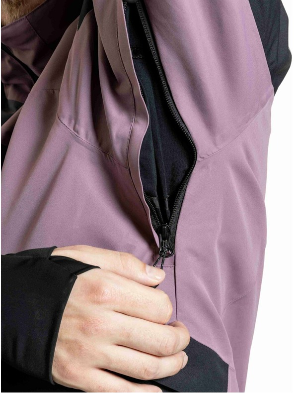 Meatfly Meatfly pánska SNB & SKI bunda Shader Gray Dark / Orchid