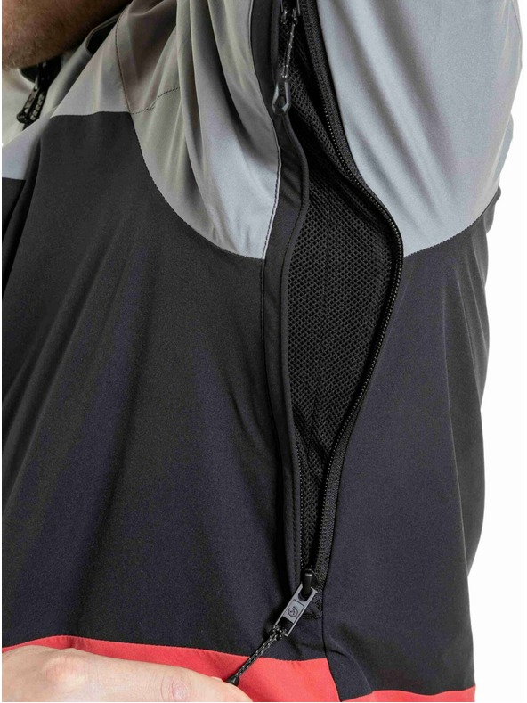 Meatfly Meatfly pánska SNB & SKI bunda Manifold Silver / Red