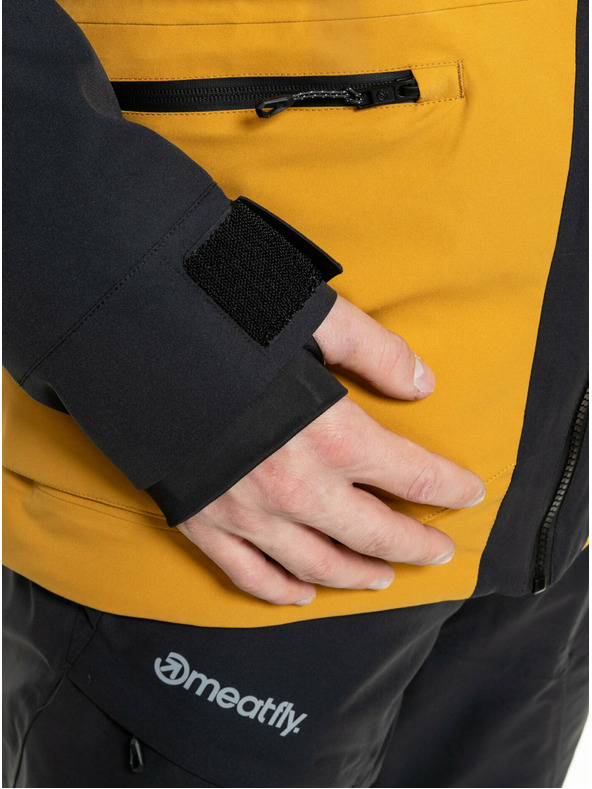 Meatfly Meatfly pánska SNB & SKI bunda Manifold Silver / Red