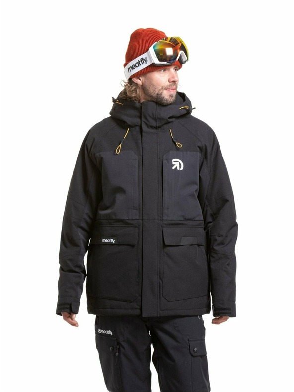 Meatfly Meatfly pánska SNB & SKI bunda Vertigo Black