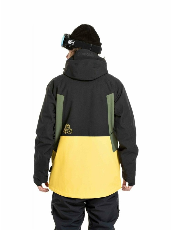 Meatfly Meatfly pánska SNB & SKI bunda Cronos Black / Solar Power