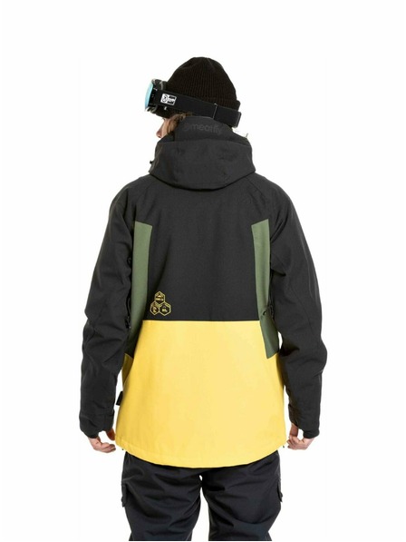 Meatfly Meatfly pánska SNB & SKI bunda Cronos Black / Solar Power