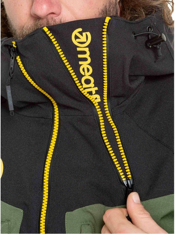 Meatfly Meatfly pánska SNB & SKI bunda Cronos Black / Solar Power