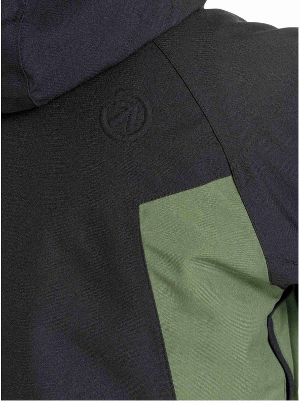 Meatfly Meatfly pánska SNB & SKI bunda Cronos Black / Solar Power