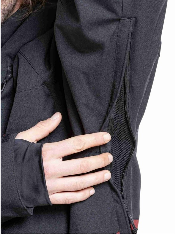 Meatfly Meatfly pánska SNB & SKI bunda Vertigo Merlot / Black