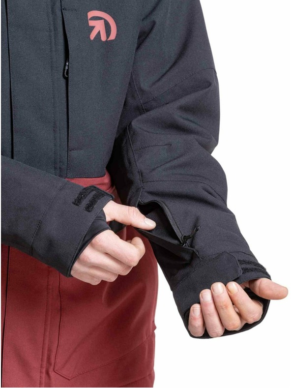 Meatfly Meatfly pánska SNB & SKI bunda Vertigo Merlot / Black