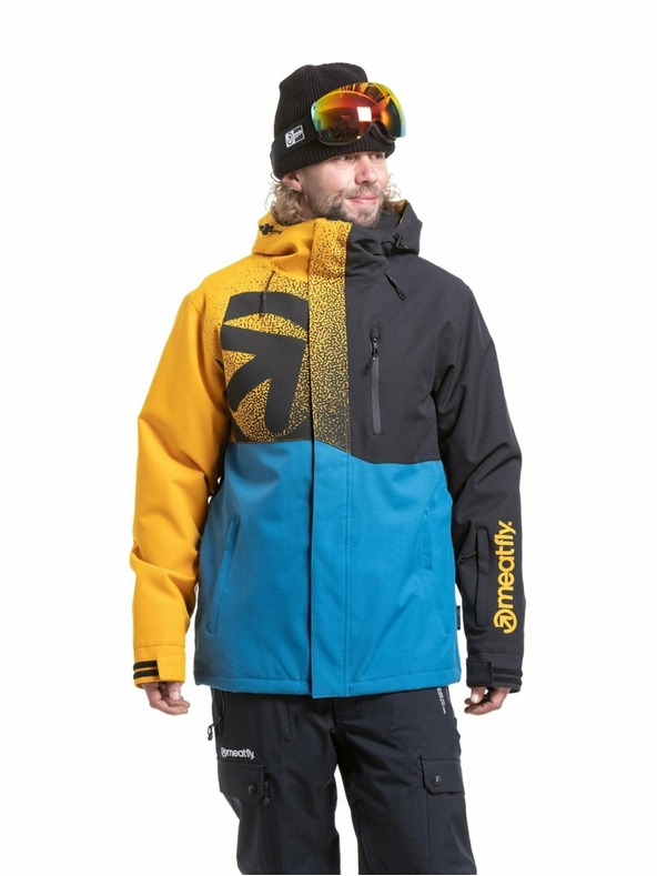 Meatfly Meatfly pánska SNB & SKI bunda Shader Sunflower / Blue