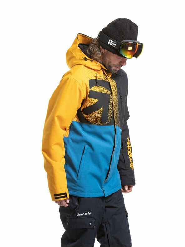 Meatfly Meatfly pánska SNB & SKI bunda Shader Sunflower / Blue