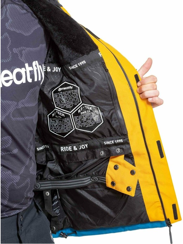 Meatfly Meatfly pánska SNB & SKI bunda Shader Sunflower / Blue