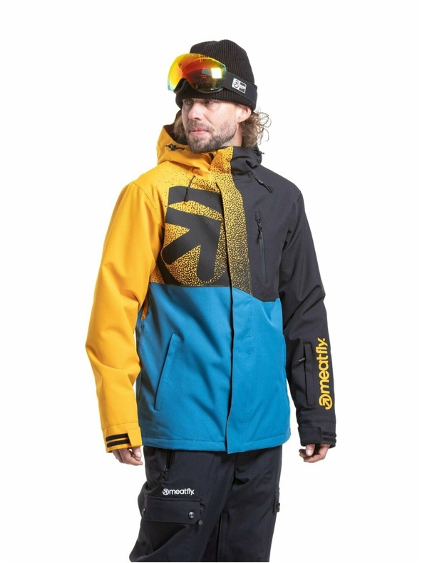 Meatfly Meatfly pánska SNB & SKI bunda Shader Sunflower / Blue
