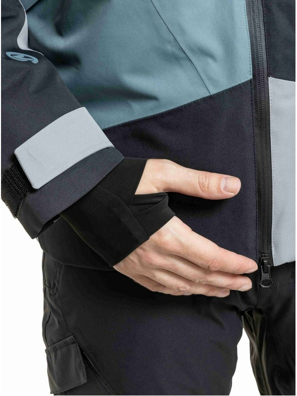 Meatfly Meatfly pánska SNB & SKI bunda Shader Blue Sea / Silver