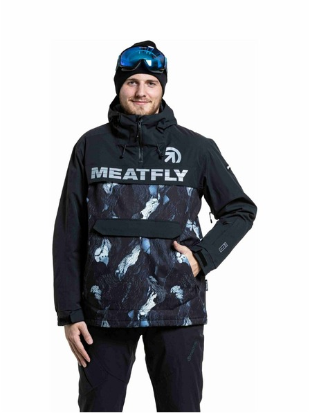 Meatfly Meatfly pánska SNB & SKI bunda Zenith Deep Lake / Black