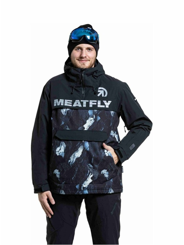 Meatfly Meatfly pánska SNB & SKI bunda Zenith Deep Lake / Black