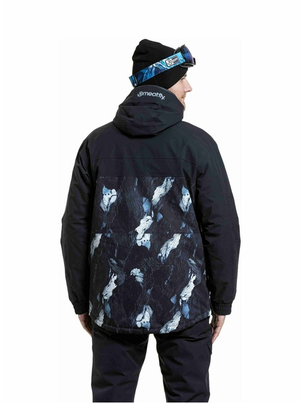 Meatfly Meatfly pánska SNB & SKI bunda Zenith Deep Lake / Black