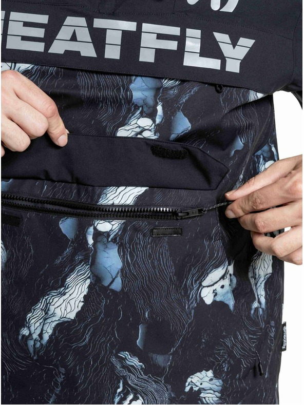 Meatfly Meatfly pánska SNB & SKI bunda Zenith Deep Lake / Black