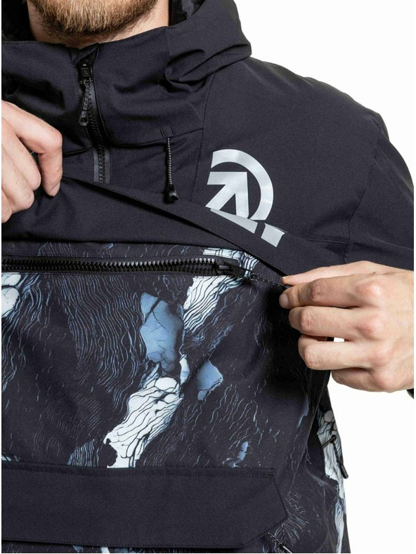Meatfly Meatfly pánska SNB & SKI bunda Zenith Deep Lake / Black