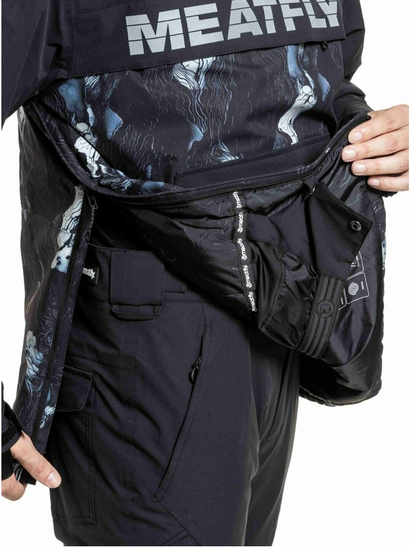 Meatfly Meatfly pánska SNB & SKI bunda Zenith Deep Lake / Black
