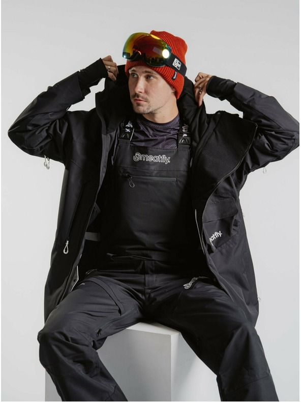 Meatfly Meatfly unisex SNB & SKI lacľové nohavice Kenny Black