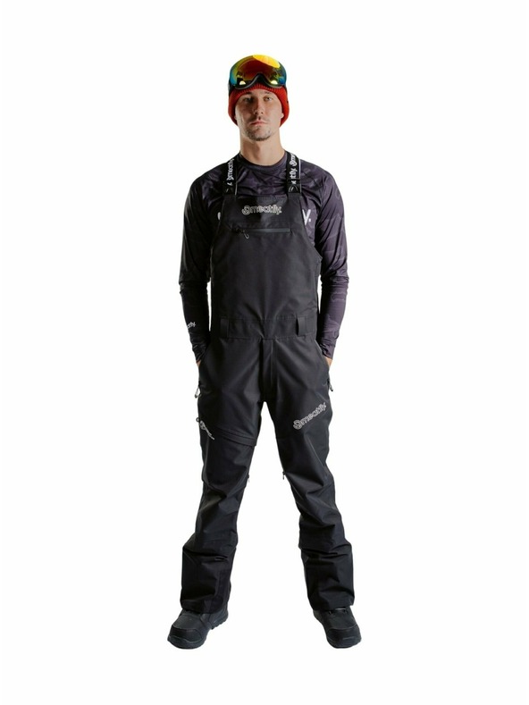 Meatfly Meatfly unisex SNB & SKI lacľové nohavice Kenny Black