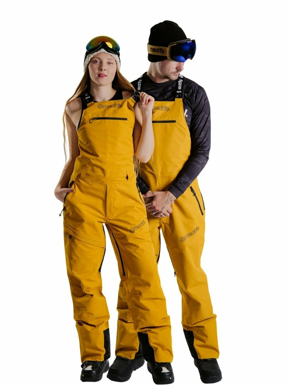 Meatfly Meatfly unisex SNB & SKI lacľové nohavice Kenny Chai Tea Latte