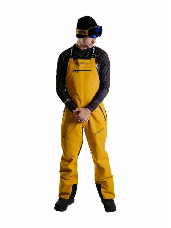 Meatfly Meatfly unisex SNB & SKI lacľové nohavice Kenny Chai Tea Latte