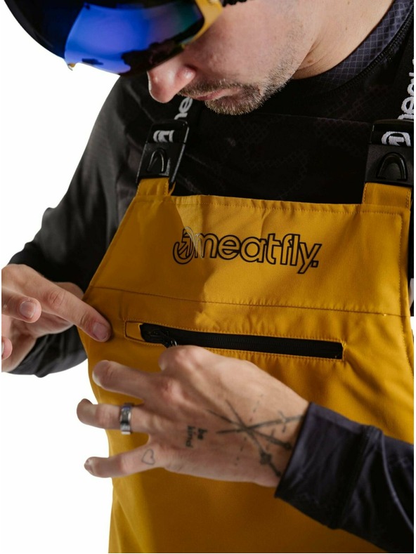 Meatfly Meatfly unisex SNB & SKI lacľové nohavice Kenny Chai Tea Latte