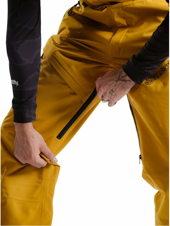 Meatfly Meatfly unisex SNB & SKI lacľové nohavice Kenny Chai Tea Latte