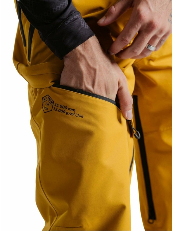 Meatfly Meatfly unisex SNB & SKI lacľové nohavice Kenny Chai Tea Latte