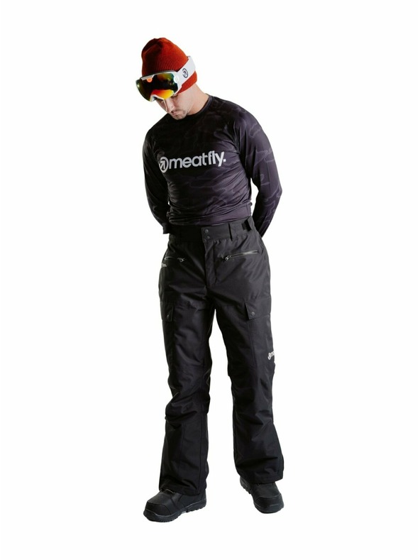 Meatfly Meatfly unisex SNB & SKI nohavice Andry Black