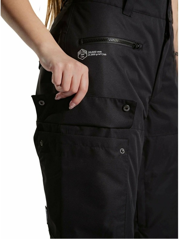 Meatfly Meatfly unisex SNB & SKI nohavice Andry Black