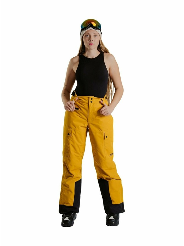 Meatfly Meatfly unisex SNB & SKI nohavice Andry Chai Tea Latte